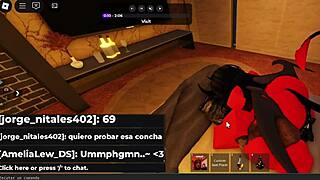 Puta diabla sucks licks and fucks for master's thick cum dose