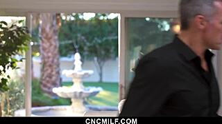 Kinky office threesome pounds secretary in every hole