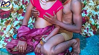 desi bhabhi red saree seduces brother-in-law hindi moans! 🔥🇮🇳