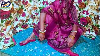 desi bhabhi red saree seduces brother-in-law hindi moans! 🔥🇮🇳