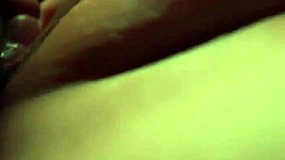 Homemade closeup captures hardcore fucking and creampie dripping from shaved pussy 😍💦