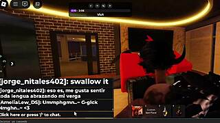 Puta diabla sucks licks and fucks for master's thick cum dose