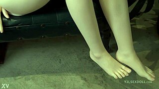 check out this blonde sex doll's hot body n pussy