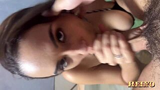a brazilian latina teen pornstar cunhada gives intense pussy pounding