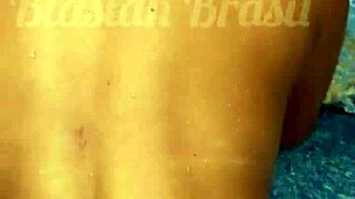 Fucked hot Japanese amateur pussy poolside public creampie in RJ pousada