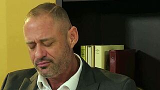 Ladyboy Allysa Etain slurps big white cock before taking hard ass pounding