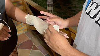 Pregnant boxer slut fucks her trainer hard before Olympics - want some?