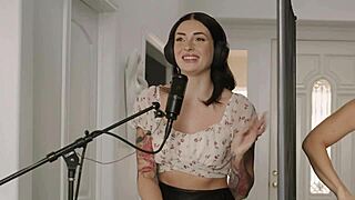 Queenie sateen savors charlotte sins' tattooed curves