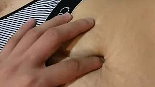 her deep navel begs for curious fingers massage