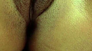Big panties creampie dirty homemade couple sex closeup
