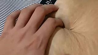 her deep navel begs for curious fingers massage