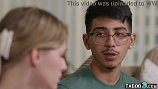 Shy Cheerleader Melody Marks Takes Dark Cock Virginity