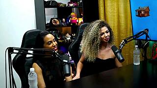 daniely and patricia kiss hot on podcast ruan stunned