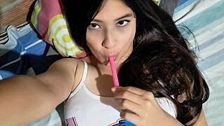 horny colombian neighbor makes you cum twice fast