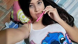 horny colombian neighbor makes you cum twice fast