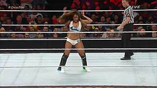 nikki bella clashes with naomi in brutal extreme rules 2015 showdown