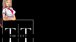 Huge Dick Pounds Slutty Cheerleader's Ass Dry