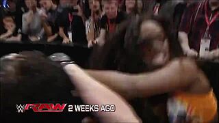 nikki bella clashes with naomi in brutal extreme rules 2015 showdown