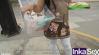 Stepsis unwraps huge cock Christmas gift eve fuck