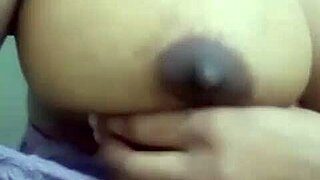 village bhabhi flashes her huge tits during steamy video call