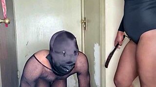 keisha minaj craves 50 shades spanking from sexy ebony domme