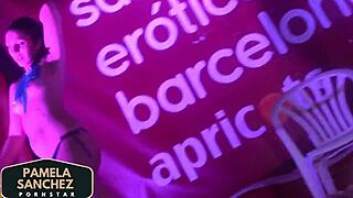 pamela sanchez hooks up with fan for public fun show