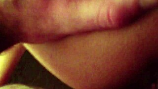 fucking my blonde girlfriend's dripping wet pussy with friend watching