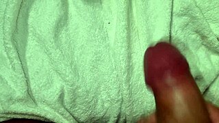 guy jerks huge hard cock to intense orgasm pov closeup