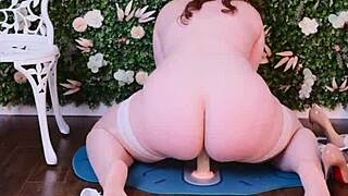 my thick ass bounces wild on dildo in bea york compilation