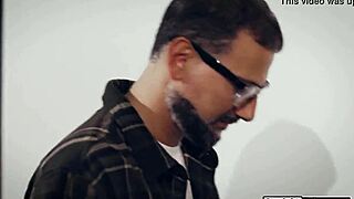 stalker grabs milf... fucks her deepthroat and dominates hard til she squirts!