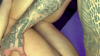 that tattooed young stud pounds this busty brazilian milf hard