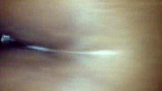 Big black cock slams fat teen pussy doggystyle bent over