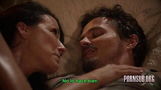 stepmom's big tits and ass seduce for taboo creampie fuck