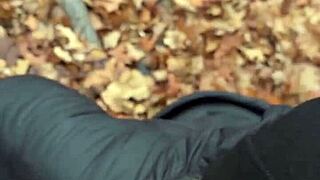 caught her licking ass in snow then multiple cumshots explode!