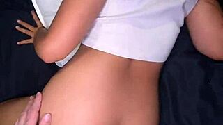 beautifil 18yo thai tight pussy rides huge white cock cumshot pov 😍💦🍆