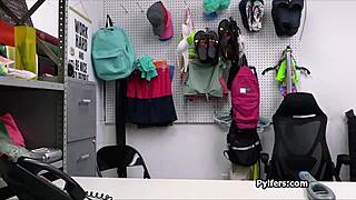 Big Cock Officer Strip-Searches Petite Latina Suspect Hard