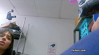 Big Cock Officer Strip-Searches Petite Latina Suspect Hard