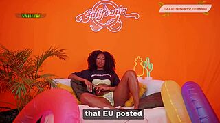 Morena's Dripping Pussy Soaks From Intense Craving