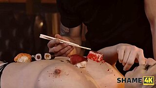 I'm Shame4k's sushi slut craving desk food fetish fun