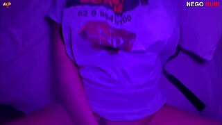 milf collared like a slut takes 24cm deep inside her