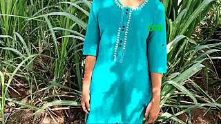 i convinced lonely field girl for outdoor doggystyle pussy pounding