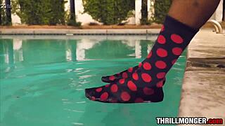 ohshetrippin abby adams creams hard on massive black cock creampie