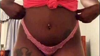 sexy curvy ebony milf rides bbc bareback doggystyle cowgirl deepthroat