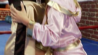 Boxing coach rams my soaked pussy hard right in the ring