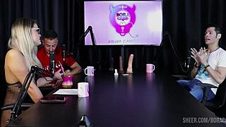 jow jow bora cast compil bruna carlos sheer red lingerie tease