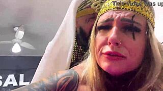 her wet pussy throbs as huge cock pulses deep inside ready to explode everywhere