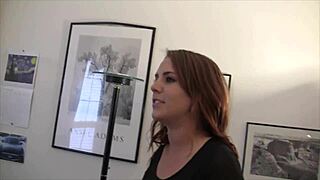 Can redhead alisha adams big tits handjob take cumshot?