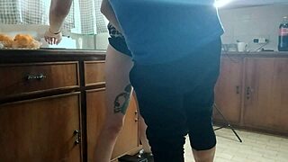 He Demanded My Tight Wet Pussy Cum For Him In Kitchen BDSM