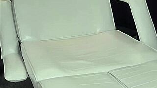 hard fuck massage chair buttplug orgasms squirting wet slut screams