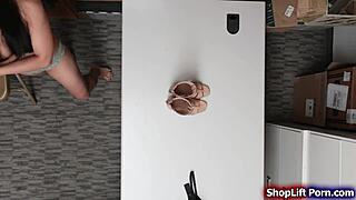 Asian Shoplifter Takes Officer’s Big Cock Deep